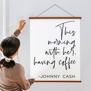 Johnny Cash Quote SVG: Romantic Couple Coffee Sign (Cut File)