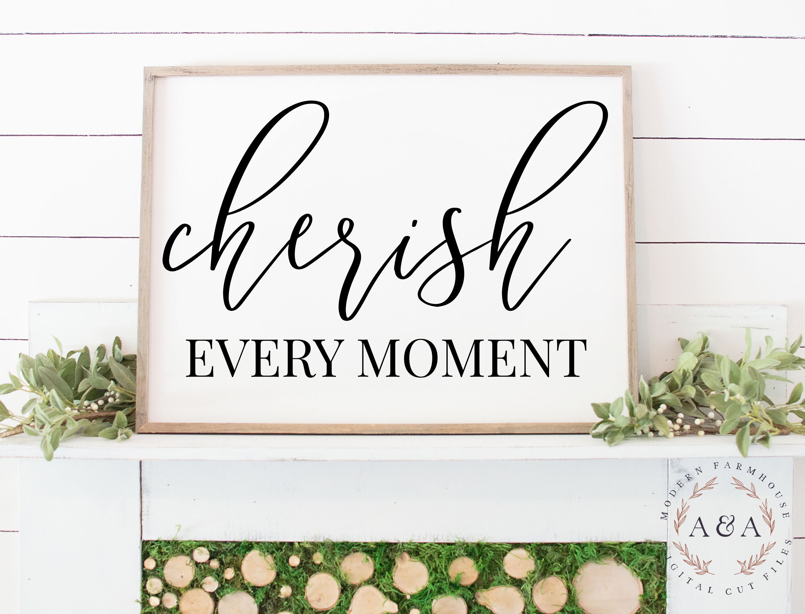 Cherish Every Moment Svg Inspirational Svg Family Svg Etsy