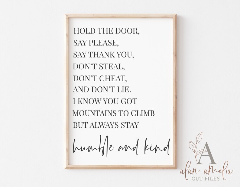 Always Stay Humble And Kind Svg Tim Mcgraw Lyrics Svg Etsy