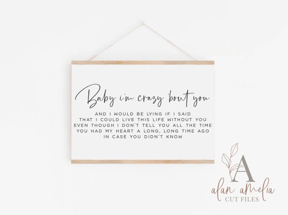 Crazy Bout You Svg In Case You Didn T Know Lyrics Etsy Crazy Bout You Svg In Case You Didn T Know Lyrics Etsy