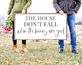 The House Don't Fall When The Bones Are Good SVG |  Maren Morris Svg | Country Music Svg | Romantic Song Svg | Wood Sign Svg | Couple Svg