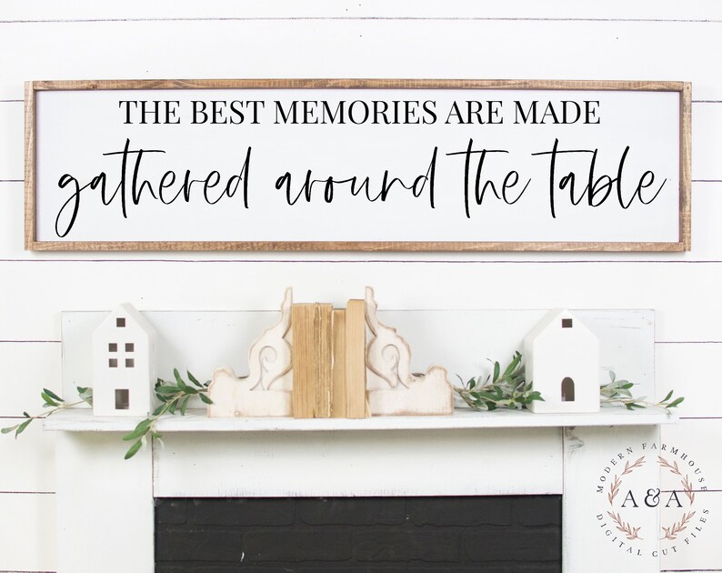 Download The Best Memories Are Made Around The Table Svg Modern Etsy PSD Mockup Templates