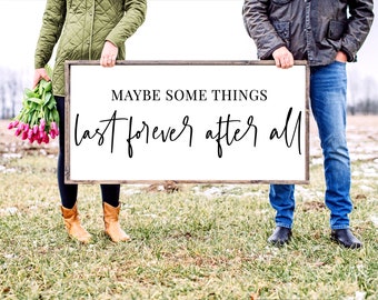 Forever After All SVG | Romantic Song Lyrics | County Music Svg | Husband and Wife | Wedding Gift Sign | Above the Bed Sign Cut File