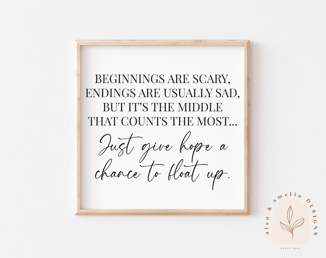 Hope Floats Movie Quote SVG Just Give Hope a Chance to Float Etsy