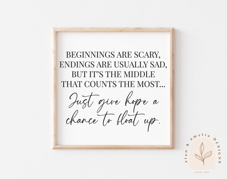 Hope Floats Movie Quote SVG Just Give Hope a Chance to Float Etsy