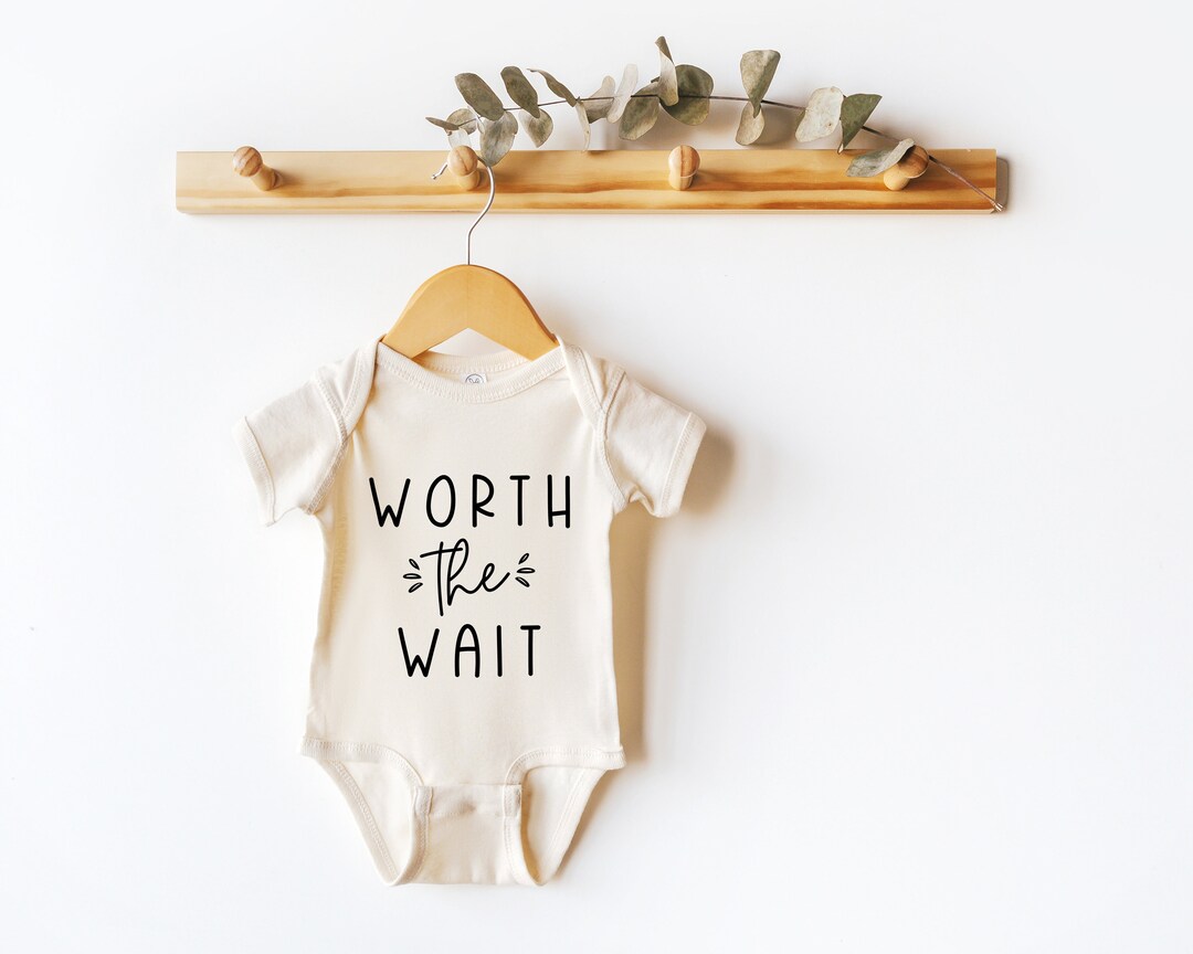 Worth the Wait SVG | Pregnancy Announcement Onesie CUT FILE | Surprise ...