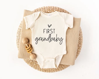 Erstes Grandbaby SVG Schnittdatei: Schwangerschaftansage (PNG, DXF)