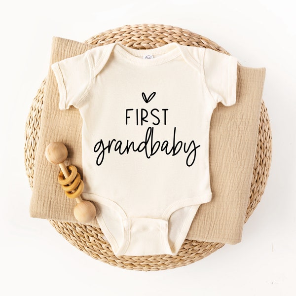 First Grandbaby SVG CUT FILE | First Grandchild | Grandparent Baby Reveal | Pregnancy Announcement | Gift for New Grandparents | png