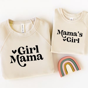 Girl Mama SVG: Retro Mommy and Me Matching Design (Digital Cut File)