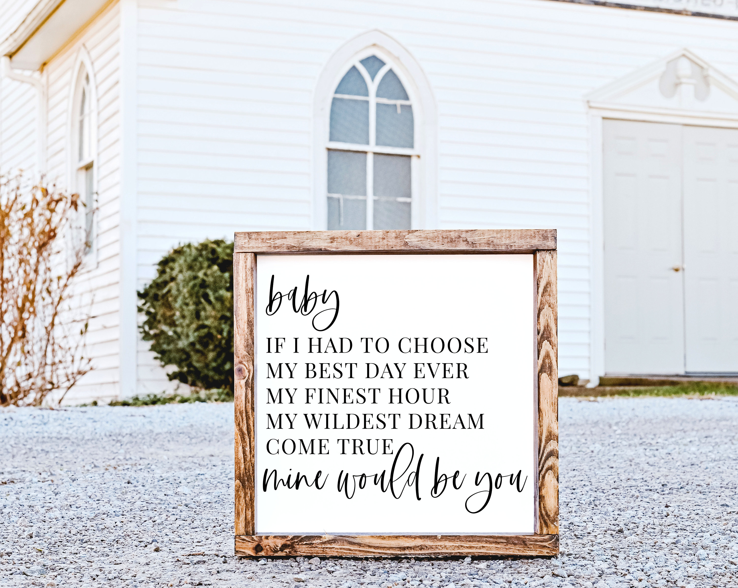 Mine Would Be You SVG: Testo della canzone Blake Shelton, cartello per matrimonio (file di taglio digitale)