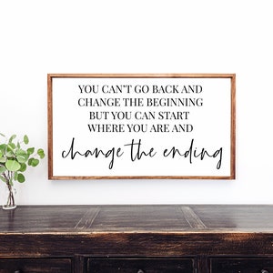 CS Lewis Quote SVG | U kunt SVG niet teruggaan | Motiverend teken Svg | Inspirerend Wanddecoratie Svg | Houten Teken Quote Svg | Cricut | Silhouet
