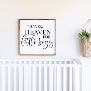 Godzijdank voor Little Boys | Jongenskwekerij Bord Svg | Boy's Room Svg | Kleine Jongen Quote Svg | Onesie Boy zegt SVG | Cricut | Silhouet