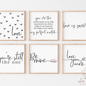 Paquete SVG de San Valentín: Frases románticas de amor (archivos de corte digital)