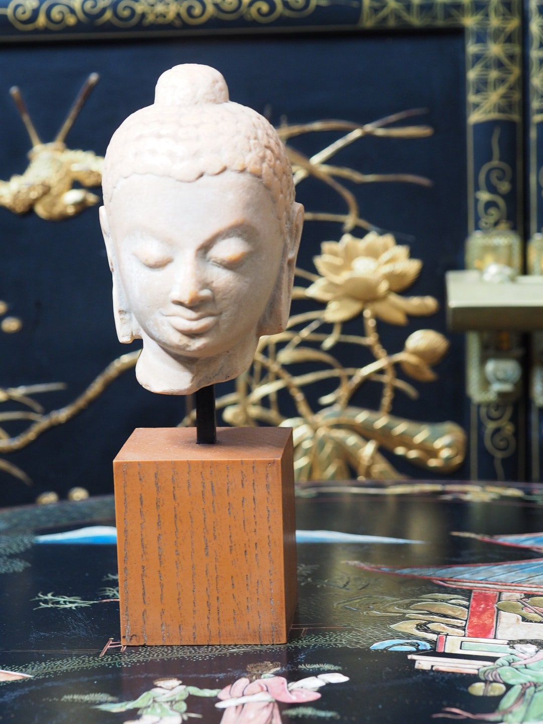Bust of Buddha, Statue Etsy