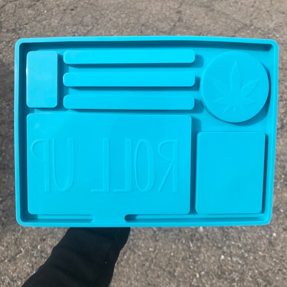Roll up Tray Mold Rolling Tray Mold Shiny Silicone Rolling Etsy