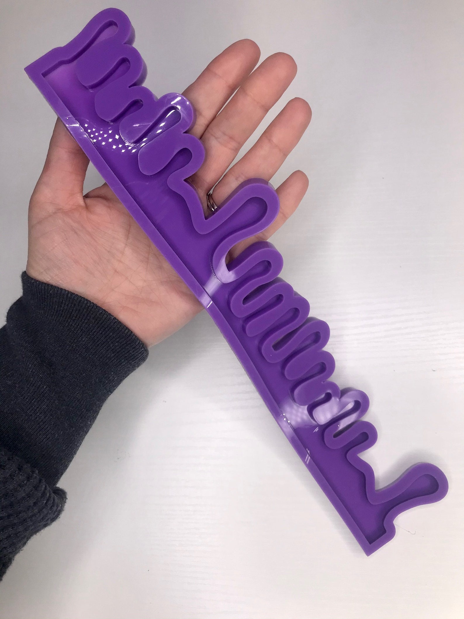 Drip Mold 12 Inch Silicone Mold Epoxy Crafts Etsy