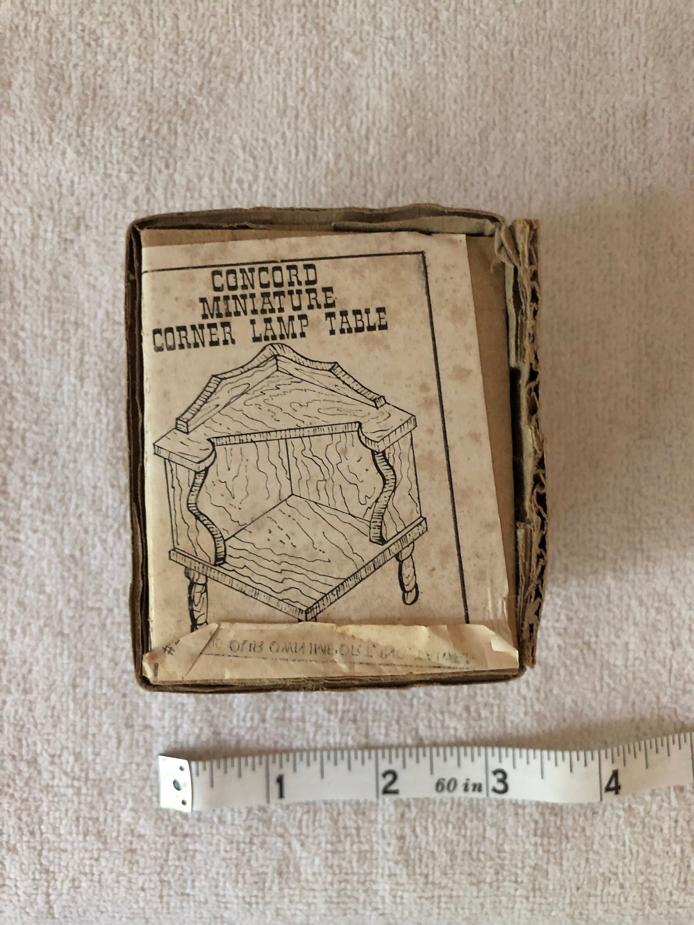 Concord Miniatures Corner Table Etsy