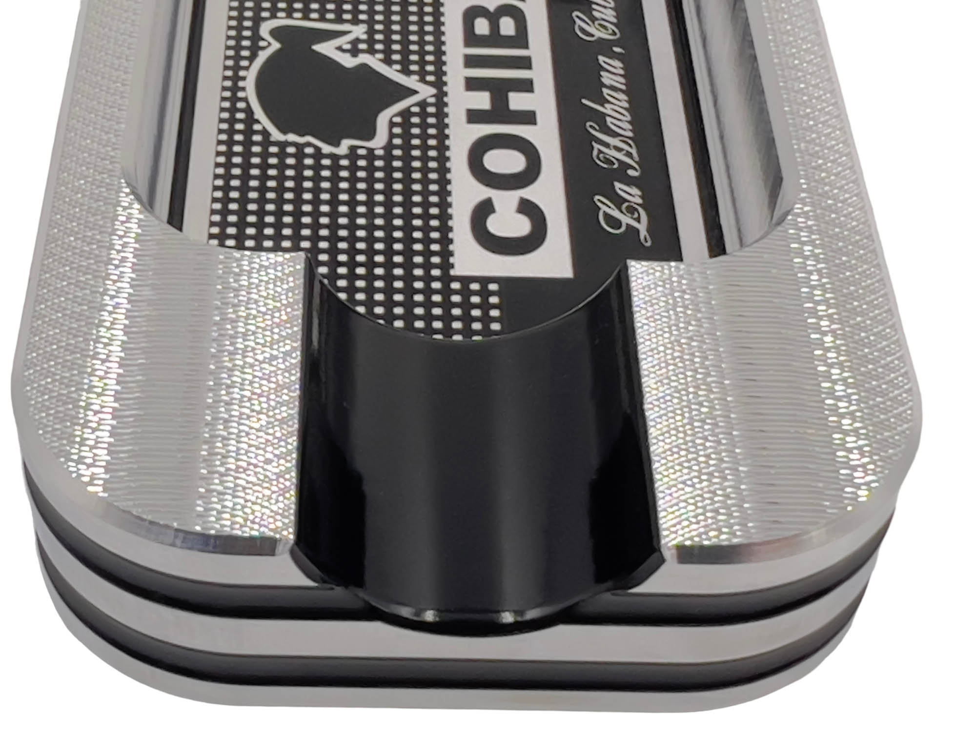 Cohiba Single Cigar Ashtray, Custom Logo Cigar Rest, Billet Aluminum One Cigar Ashtray, Laser