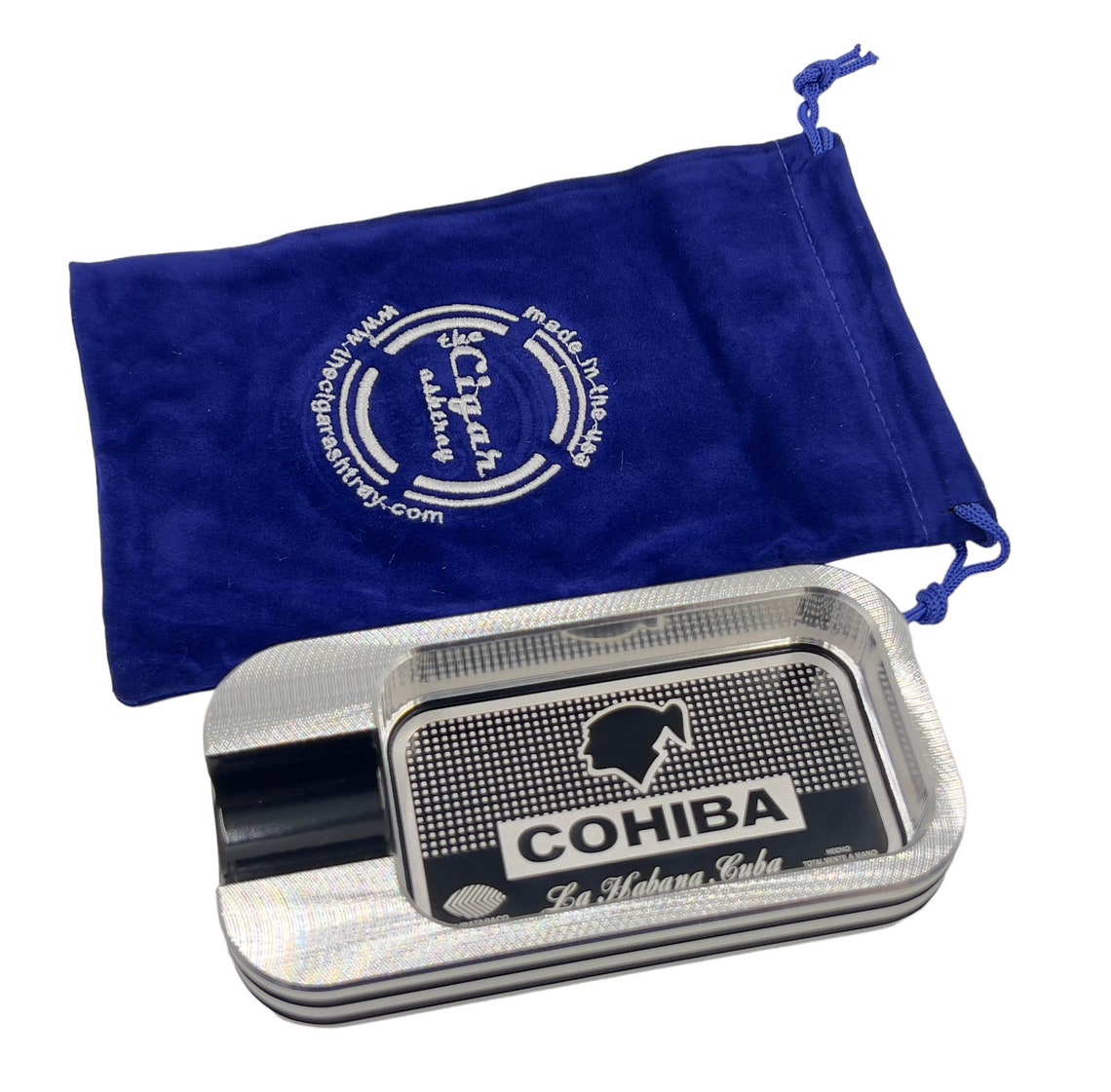 Cohiba Single Cigar Ashtray Custom Logo Cigar Rest Billet Etsy