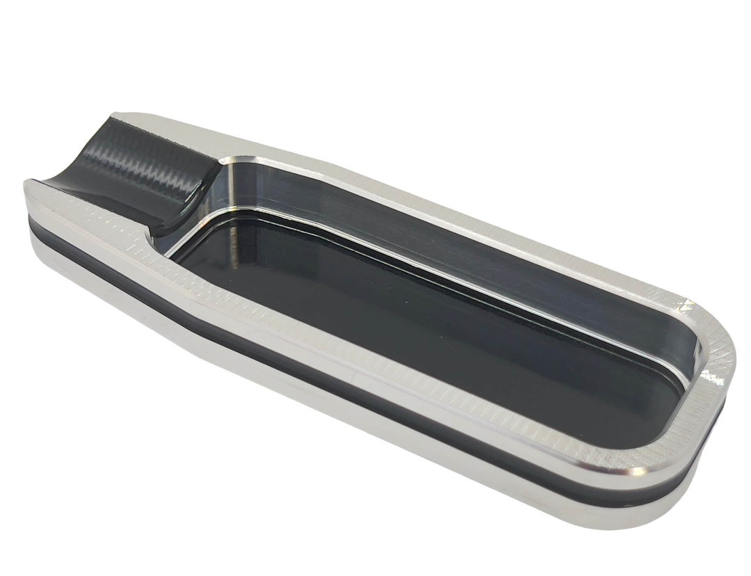 Aluminum Pocket Cigar Ashtray, Black Travel Cigar Ashtray, Black Cigar