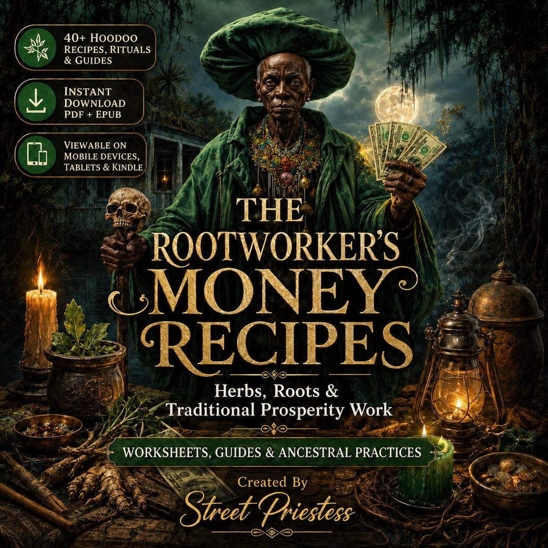 Hoodoo Money Drawing Guide | Prosperity Recipes, Rootwork Book (EPUB ...