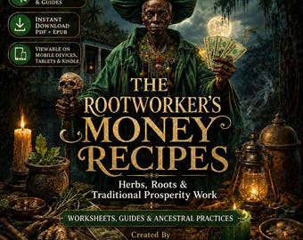 Hoodoo Money Drawing Guide | Prosperity Recipes, Rootwork Book (EPUB + PDF)