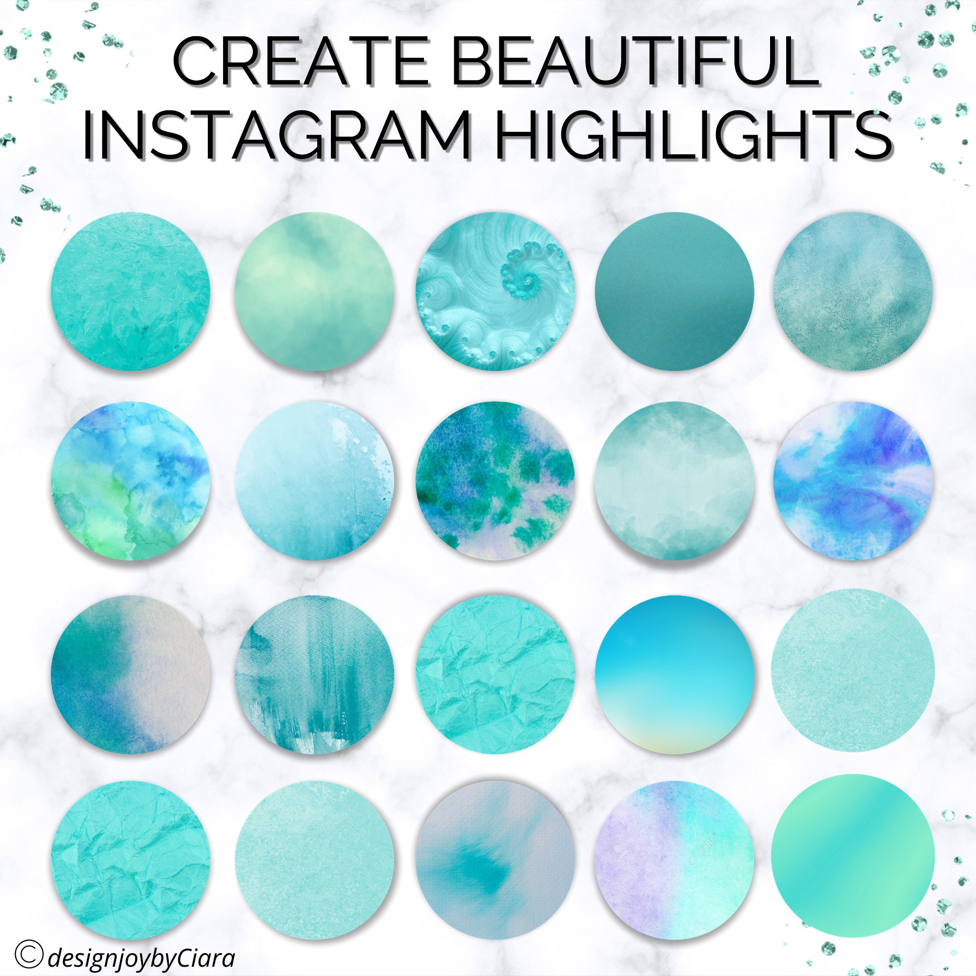 Watercolor Instagram Highlight Covers Social Media Icons - Etsy Ireland