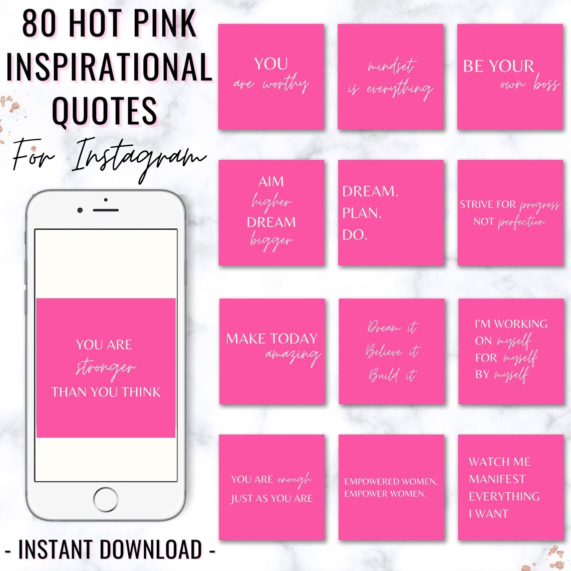 80 Hot Pink Instagram Quotes Motivation Quotes Instagram Post Quotes