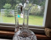 Brilliant Cut Lead Crystal Cruet Style Decanter