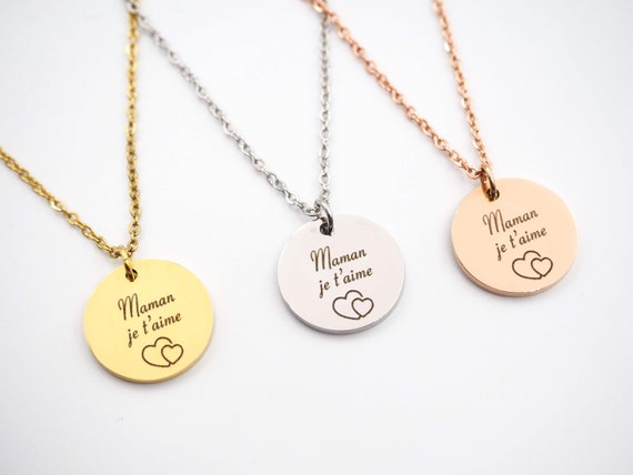 Stainless Steel Custom Necklace Mother's Day, Mom Gift, Grandma