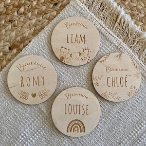 Carte naissance bébé personnalisée en bois ... Carte bienvenue bébé, Souvenir de naissance, Cadeau de Naissance, cadeau bébé, boite souvenir