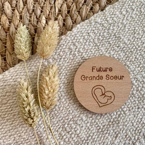 Magnet personnalisé pour annonce de grossesse Futur mamie et papi Futur Marraine et Parrain Futur bébé Cadeau naissance image 9