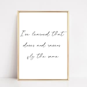 Dermot Kennedy Glory Lyrics | Printable Wall Art