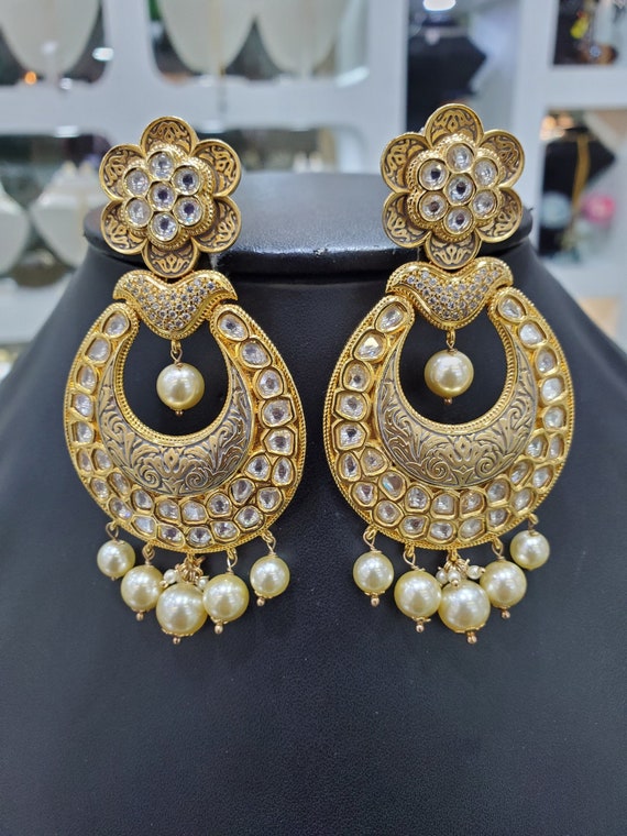 Jhanvi Jadau Earrings – Paashii