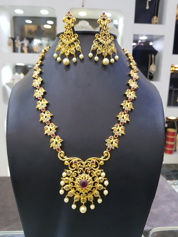 Top 9 Awesome 5 gram Gold Necklace Designs India | Styles At Life  #necklace5gram | Gold necklace designs, Gold fashion necklace, Necklace  designs