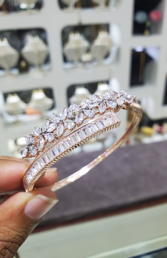 Cz bangle bracelet deals