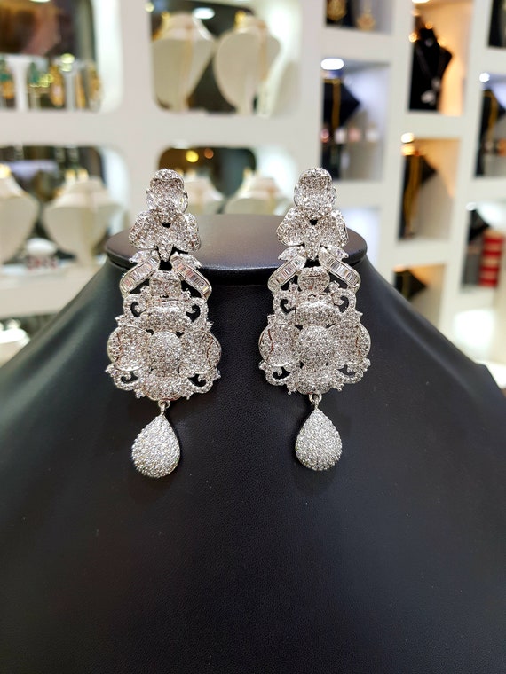 Diamond store chandelier earrings