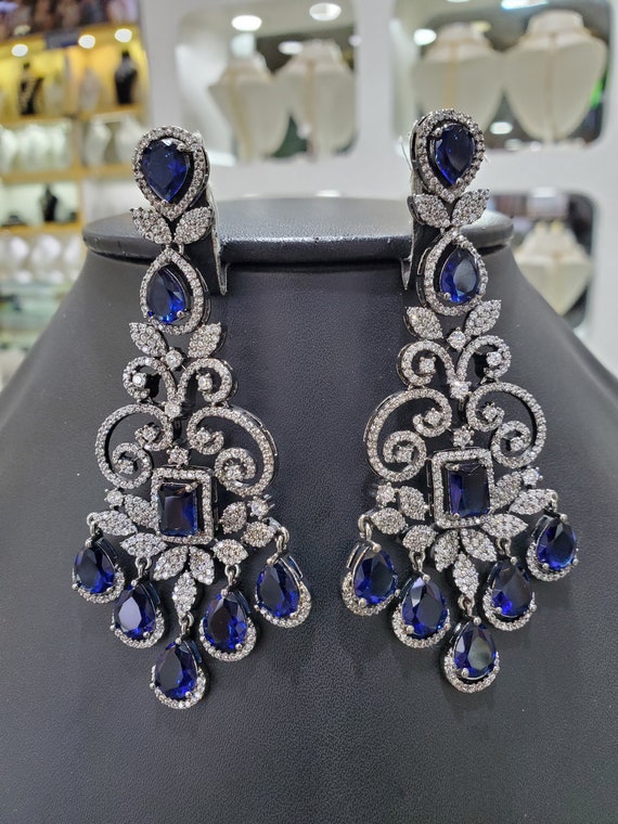 Enamel lotus pearl neckwear with earrings - Premium quality CZ Matte c –  Zivara Fashion