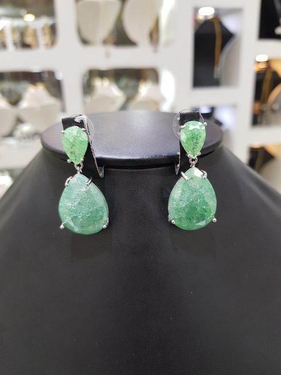 Aqua statement deals earrings