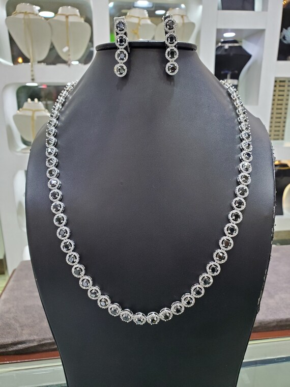 Black clearance western necklace