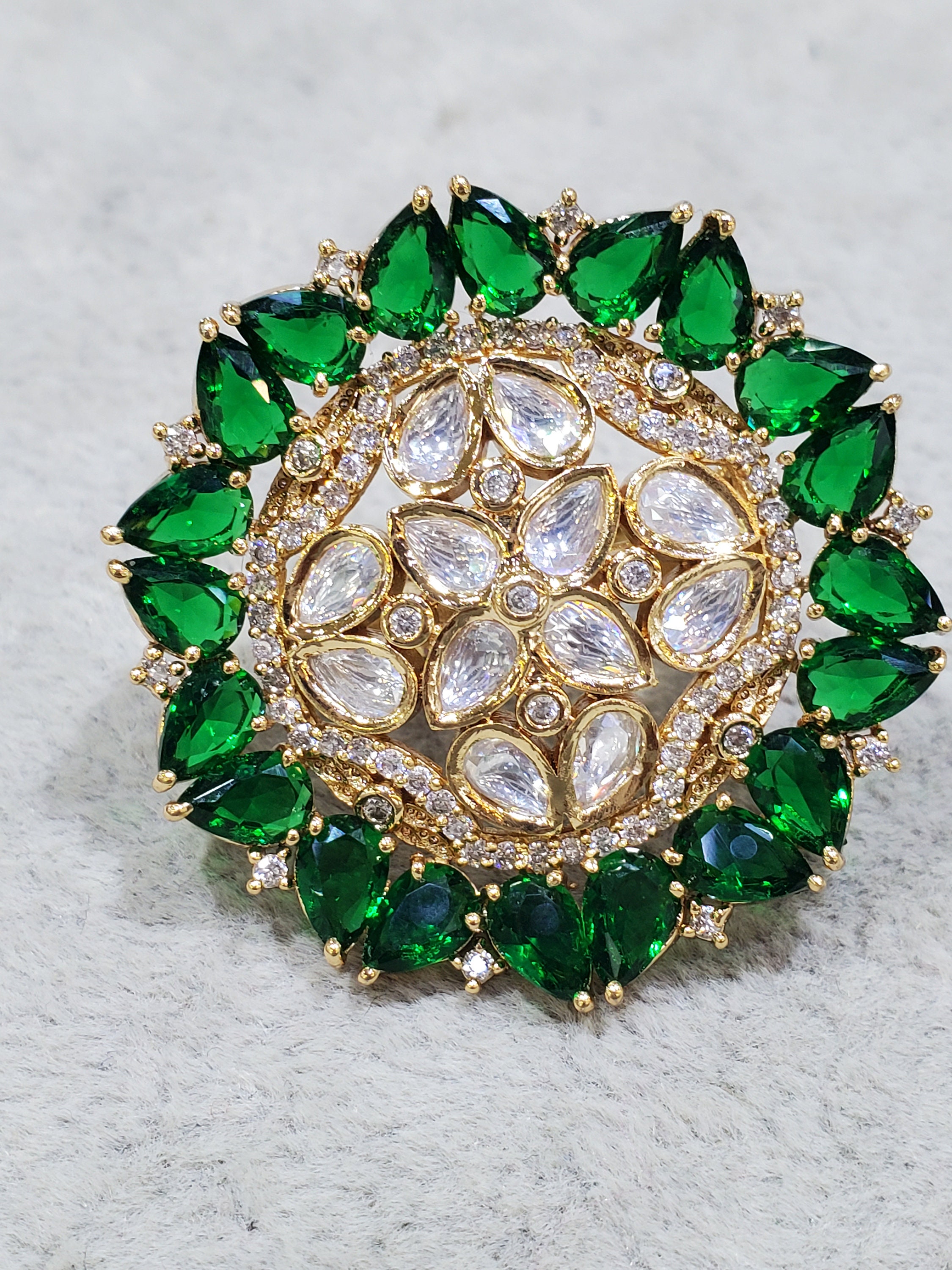 Buy Sabyasachi Kundan Ring, Indian Jewelry Ring, Gold Kundan Bridal Ring,  Polki Ring Sabyasachi Jewelry,kundan Rings,polki Rings,kundan Jewelry  Online in India - Etsy