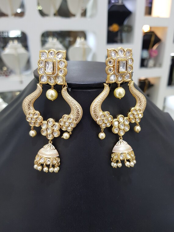 Kundan earrings 2024 with price