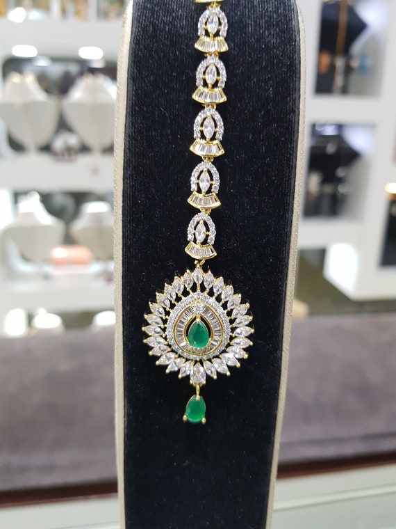 Emerald on sale indian jewellery