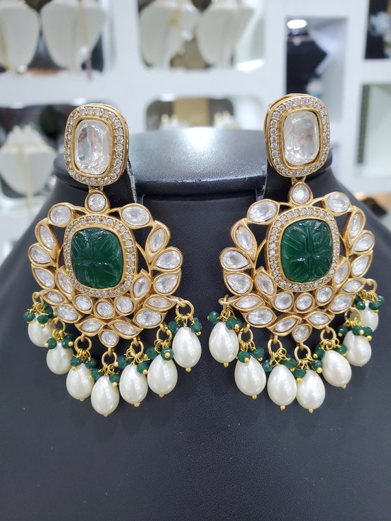 Uncut 2024 polki earrings
