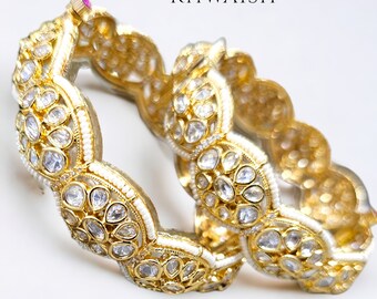 Kundan Polki Bangles,Sabyasachi Jewelry, Indian Jewelry, Kundan Jewelry, Polki jewelry,Bangles,Traditional Jewelry/Bollywood Jewelry