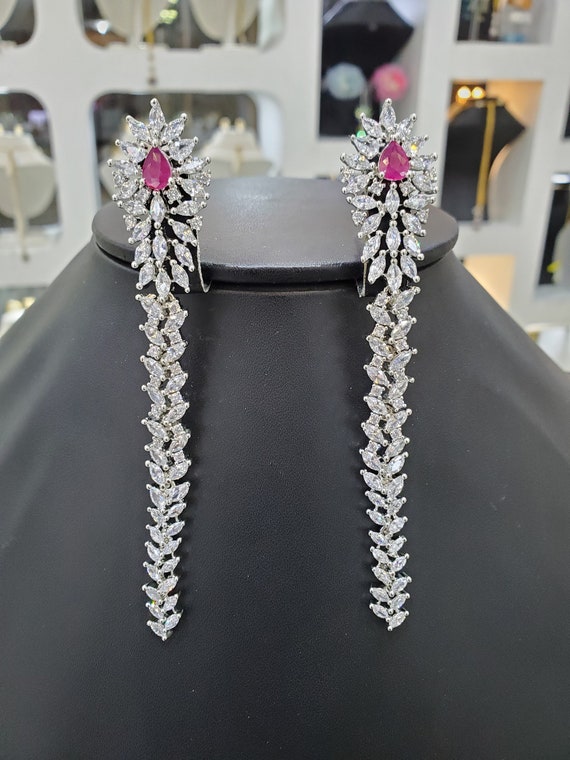 Details more than 76 diamond chandelier earrings india latest 3tdesign.edu.vn