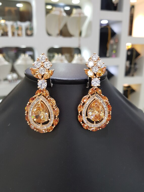 Casual Wear Imitation Cz Exclusive Design Earing, Earring at Rs 1240/pair  in Mumbai