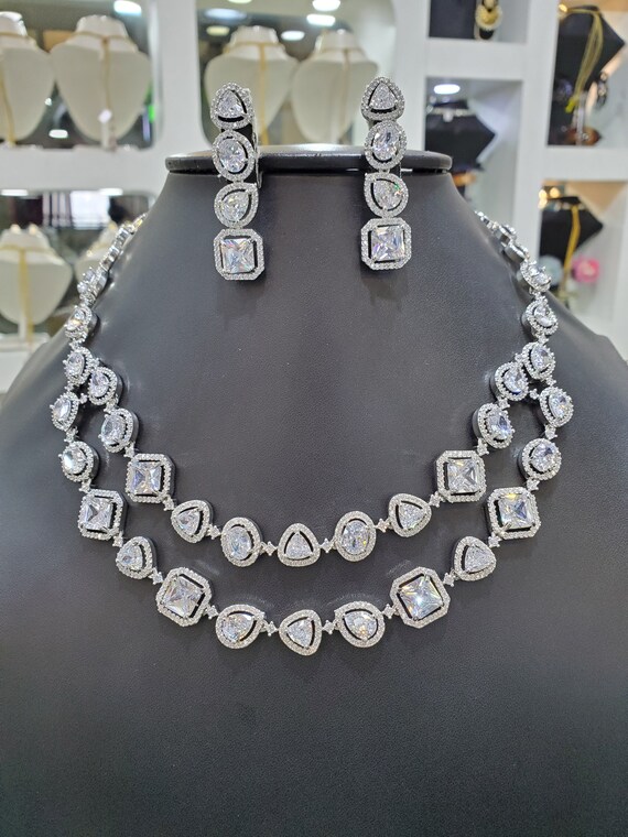 Uncut cubic zirconia clearance