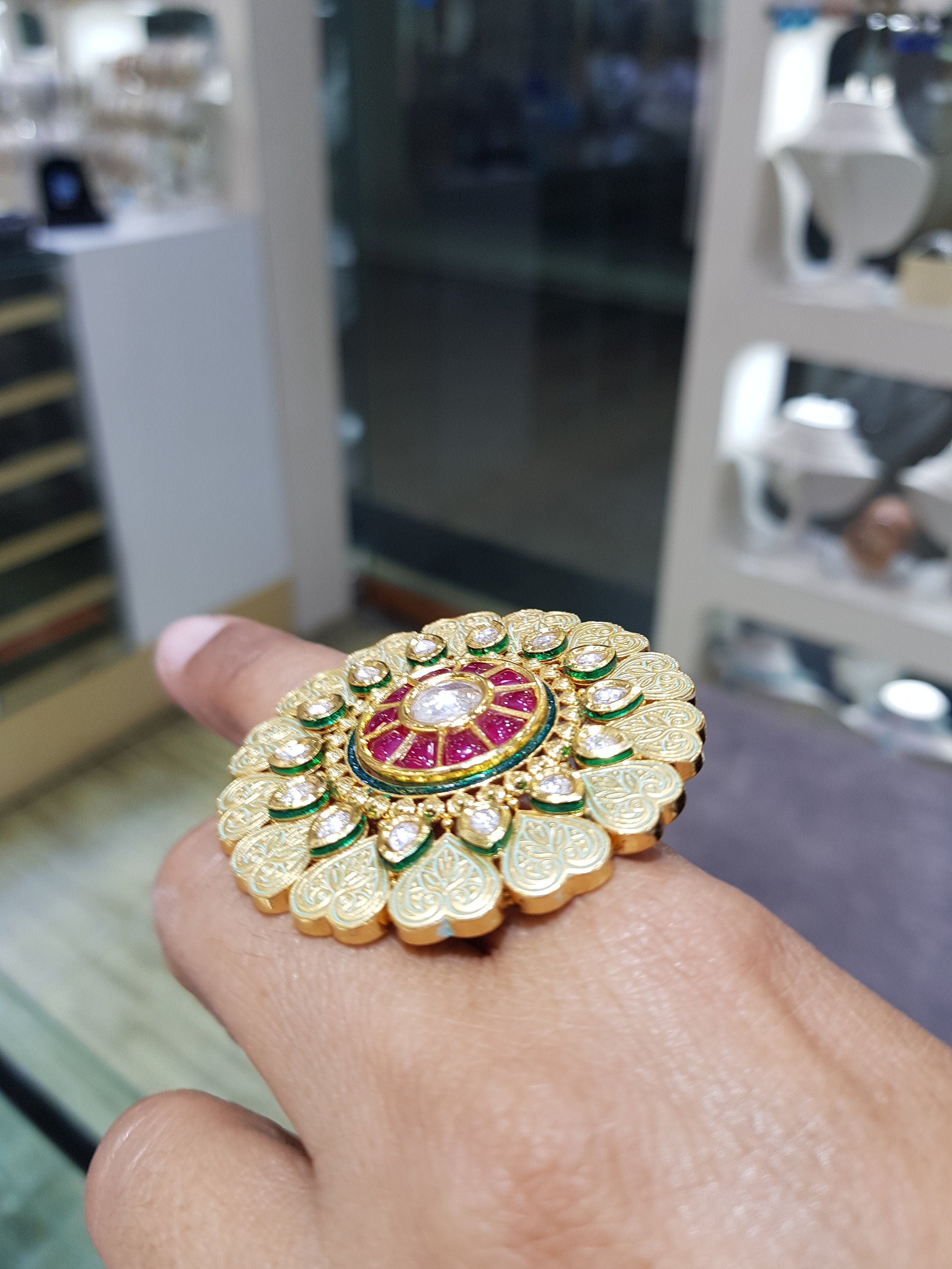 Gold ring ✨✨ #rajputijewellery #rajputana #baisa #rajwadi #rajwadilook  #rajputiposhak #baisaraj #bikaner #rajputiculture #rajputi #ra... |  Instagram