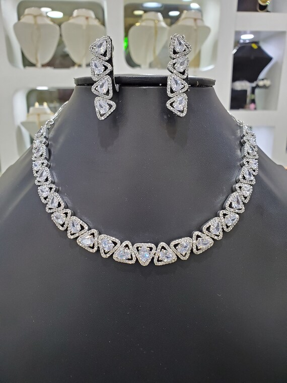 Diamond string necklace deals